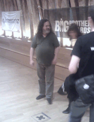 Richard Stallman in der TU Wien